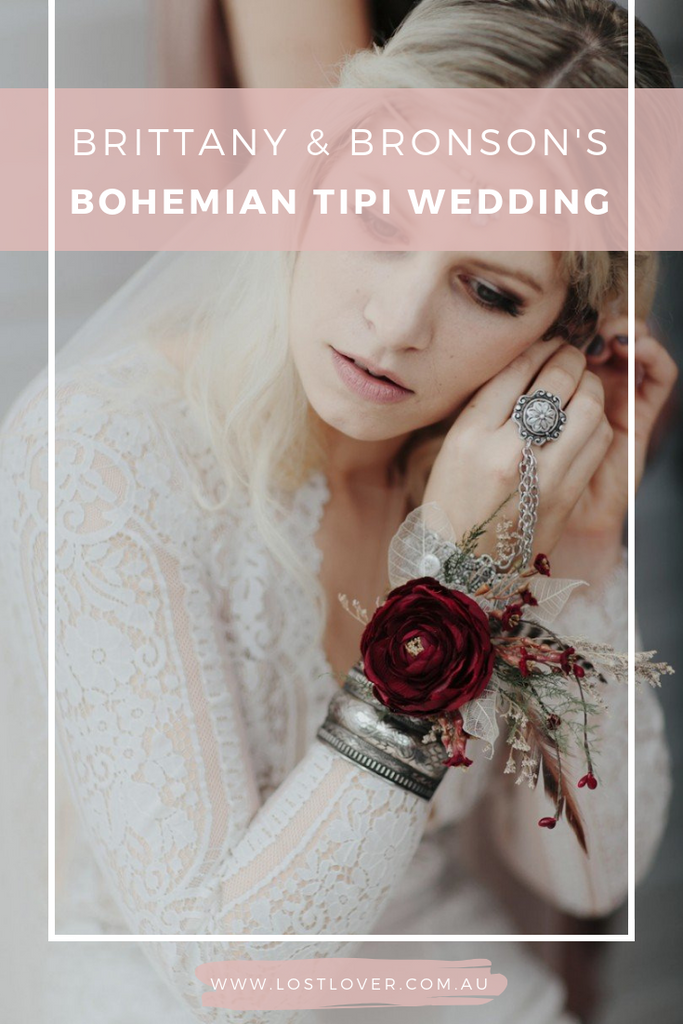 Brittany & Bronson’s Bohemian Tipi Wedding