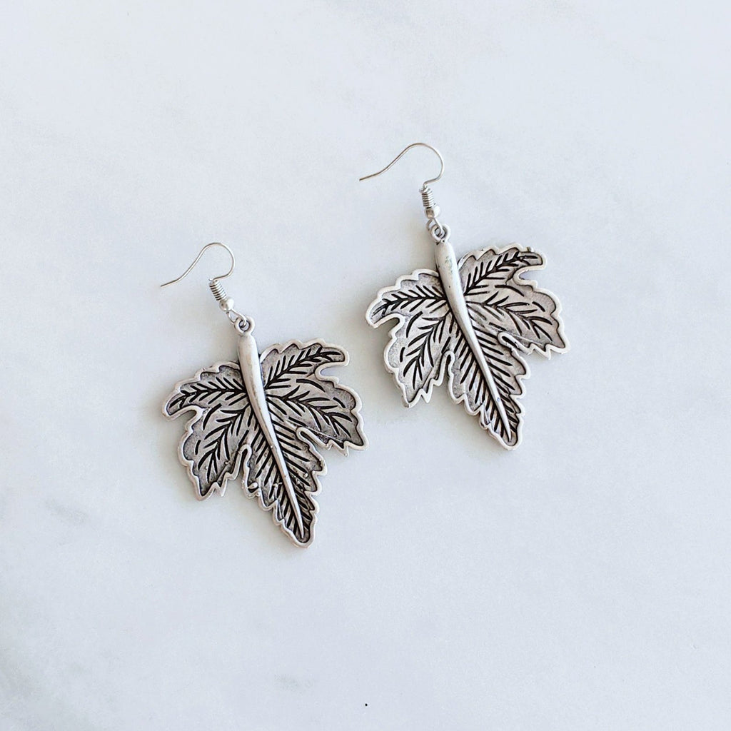 Anatolian Earrings - "Tropical Leaf" -  - Boho Jewelry - Lost Lover