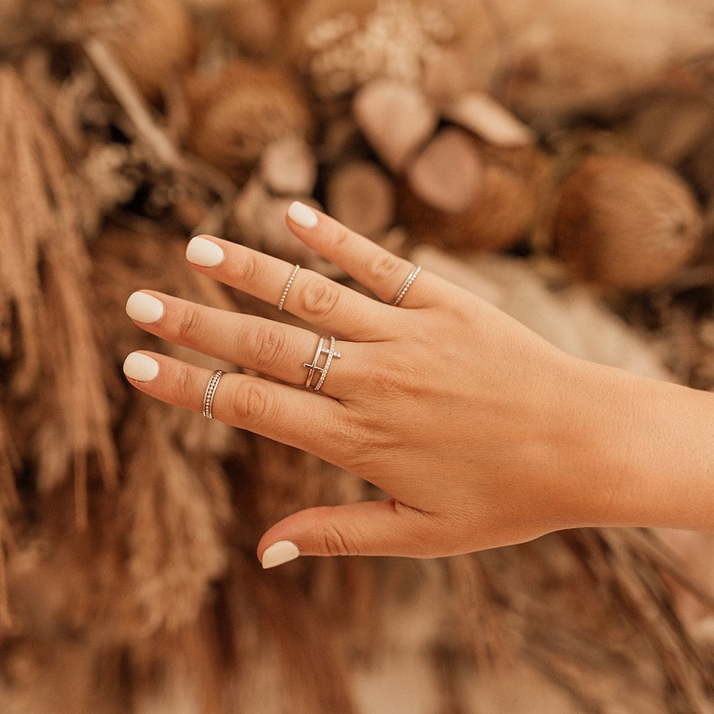 Plain Ring - Rose Gold, Platinum and Gold - Ring - Boho Jewelry - Lost Lover