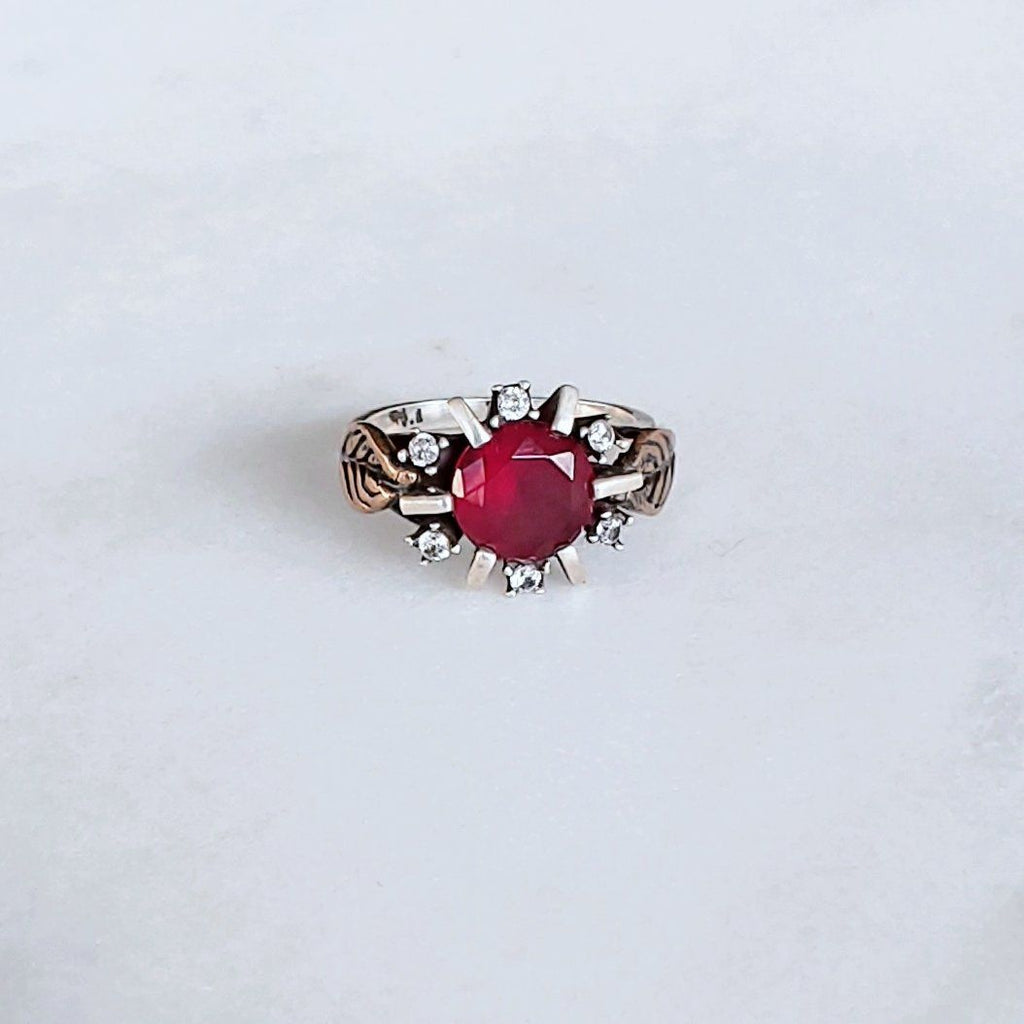 Vintage Ottoman Ring - Ruby - Ring - Boho Jewellery - Lost Lover