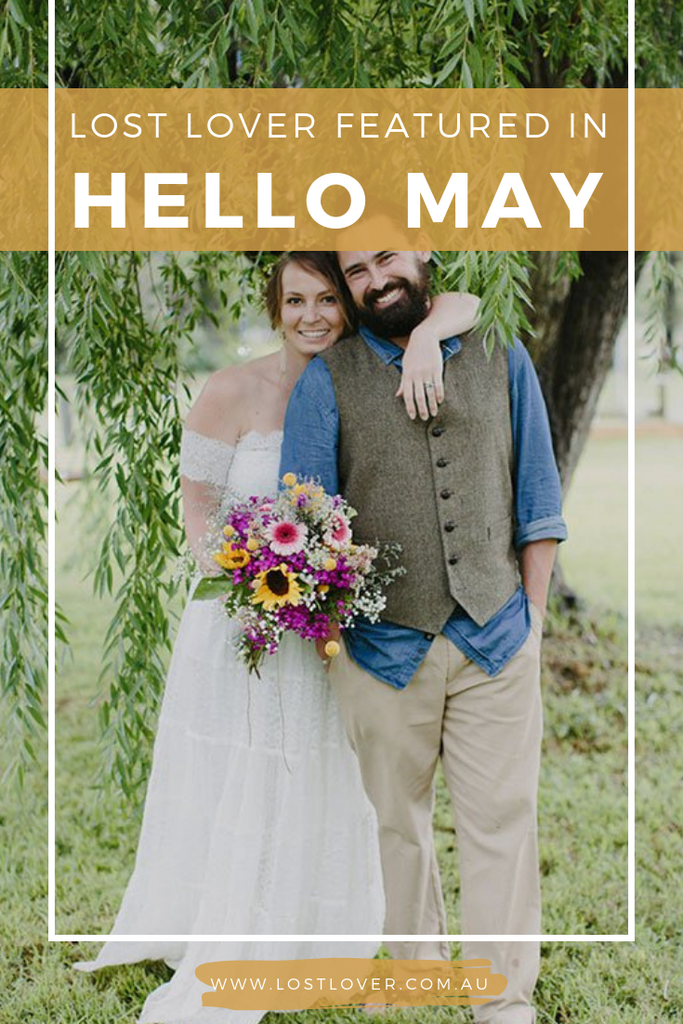 Lost Lover featured in Hello May Real Wedding Special!