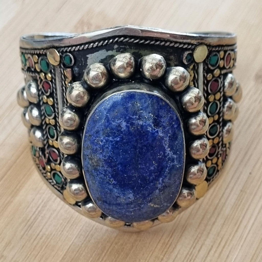 Tribal stone boho cuff by Lost Lover