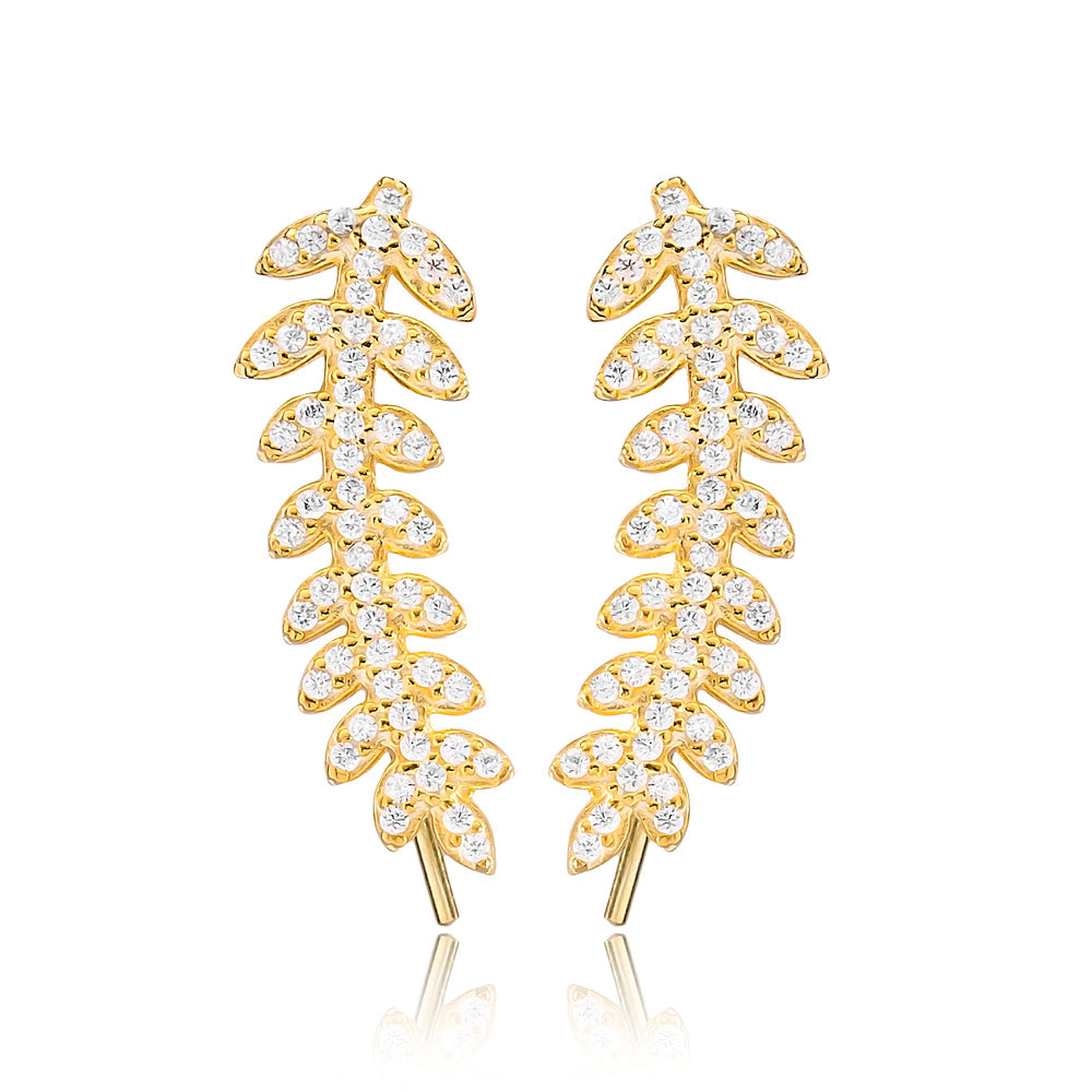 The Gold Fern Ear Cuff - Earrings - Bohemian Jewellery and Homewares - Lost Lover