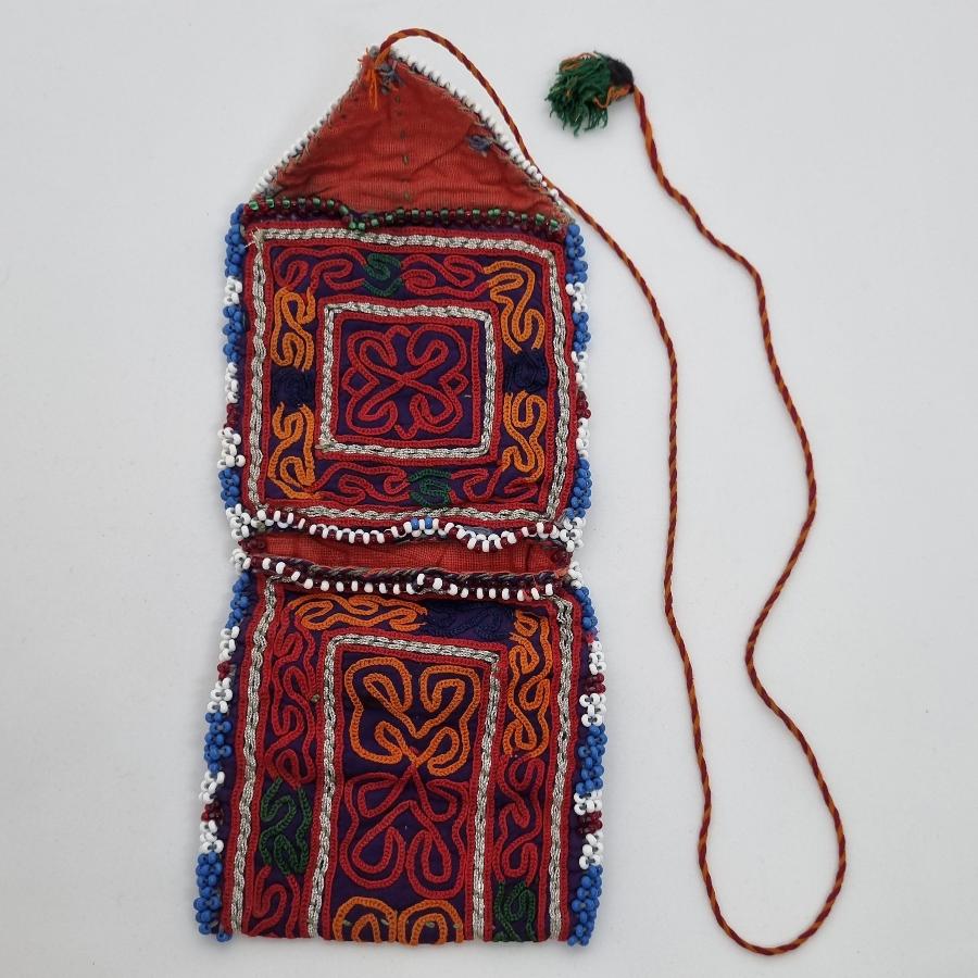 Handmade Tribal Pouch/Purse - Rassa inside