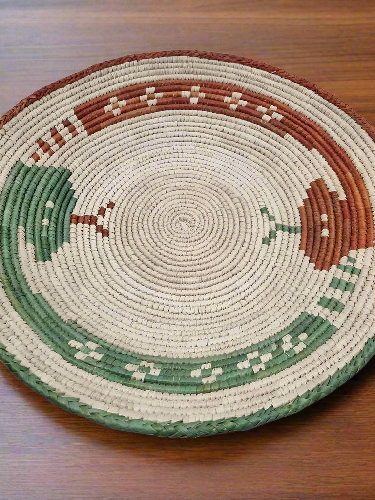 Handwoven Tribal Basket - Snake