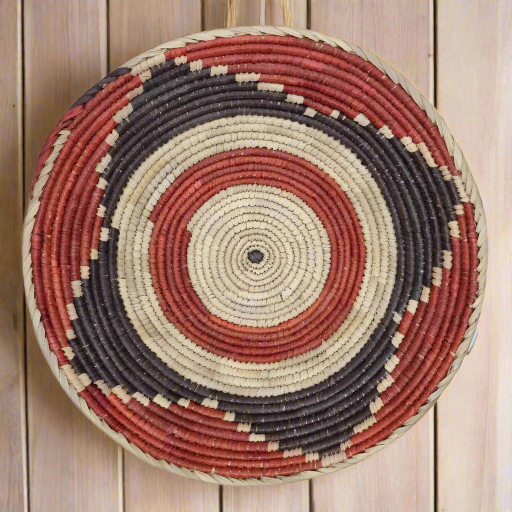 Handwoven Tribal Basket - Thunder