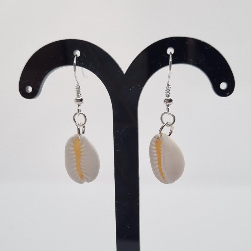 Coastal Cowrie Shell Earrings - Beach jewellery