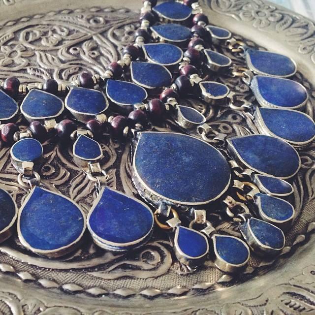 Tribal lapis lazuli necklace - Necklace - Bohemian Jewellery and Homewares - Lost Lover