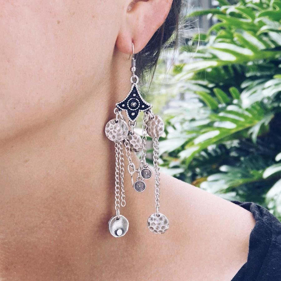 Anatolian Earrings - "Cosmic Whisper" - Earrings - Bohemian Jewellery and Homewares - Lost Lover