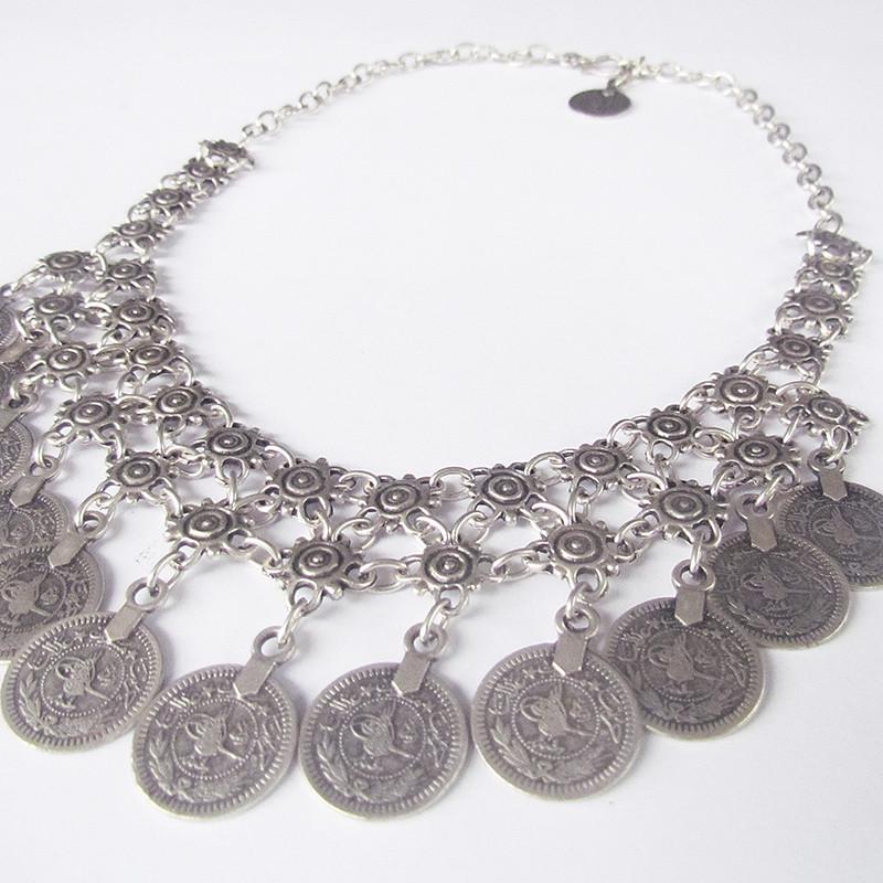 Alucra necklace with coins - Necklace - Bohemian Jewellery and Homewares - Lost Lover