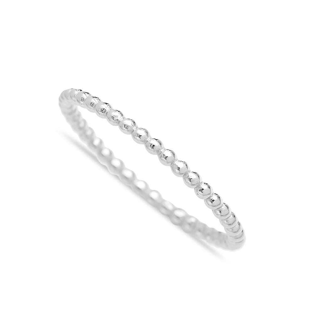 Turkish Sterling Silver Beaded Ring Platinum Plated Lost Lover turkish-sterling-silver-beaded-ring-platinum-plated-lost-lover