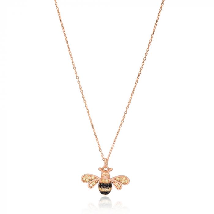 Honey Bee Pendant - Necklace - Boho Jewelry - Lost Lover