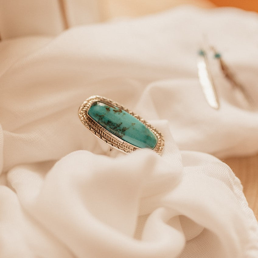 Blue Ocean Navajo Ring - Ring - Boho Jewelry - Lost Lover