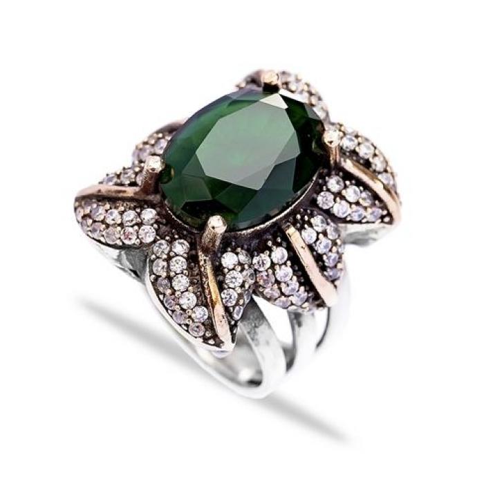 Ottoman Emerald Ring - Ring - Bohemian Jewellery and Homewares - Lost Lover