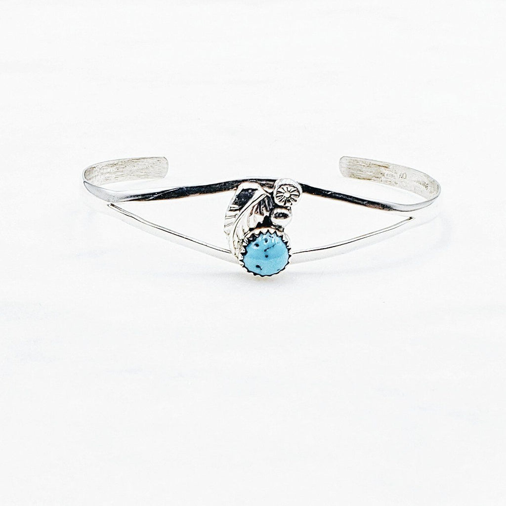 Turquoise Navajo Leaf Cuff - Bracelet - Boho Jewelry - Lost Lover