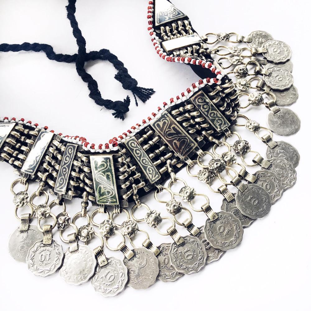 Afghan Kuchi Tribal Choker Lost Lover