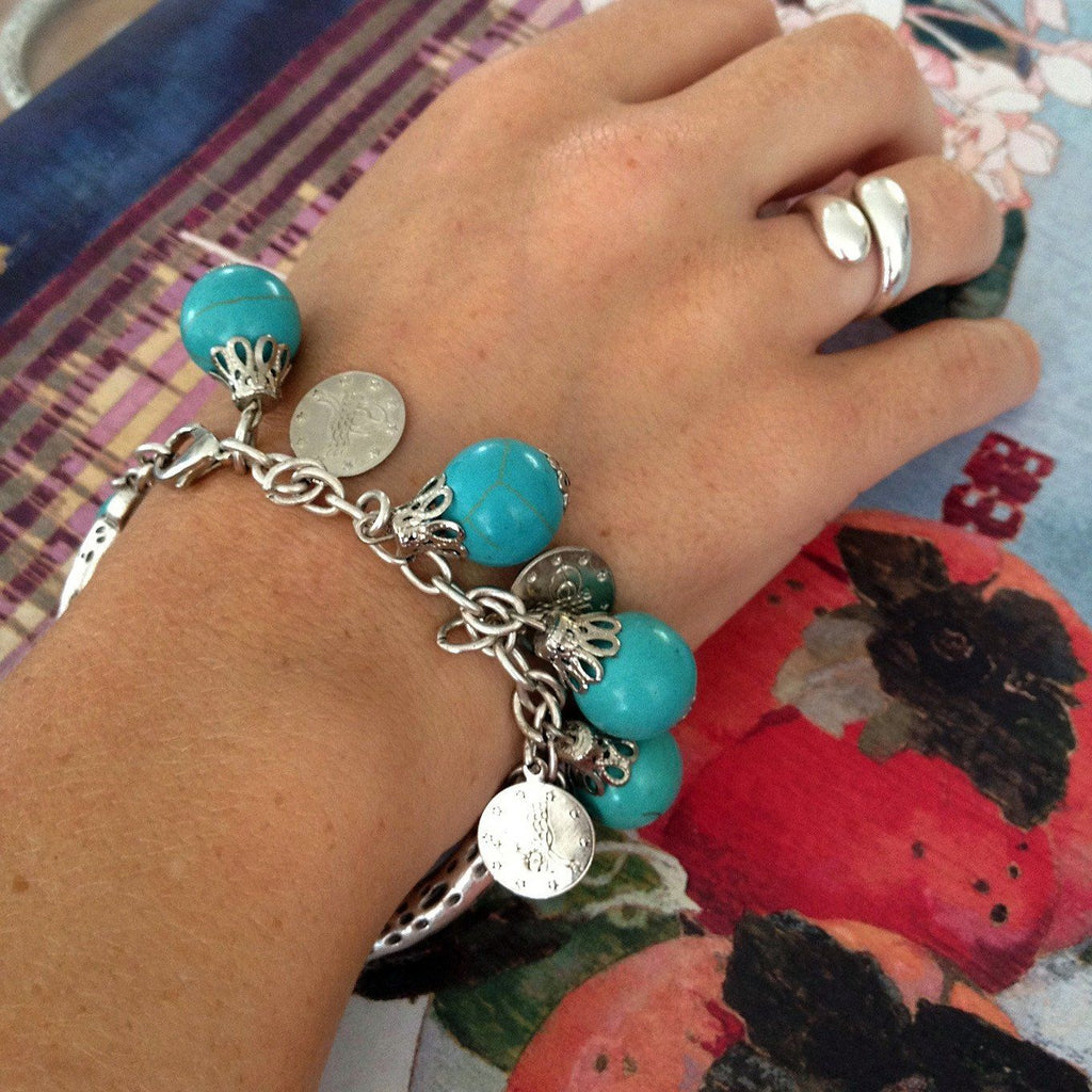 Amasya bracelet - turquoise - Bracelet - Bohemian Jewellery and Homewares - Lost Lover