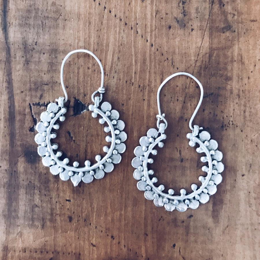 Circle tribal hoop earrings - Earrings - Bohemian Jewellery and Homewares - Lost Lover