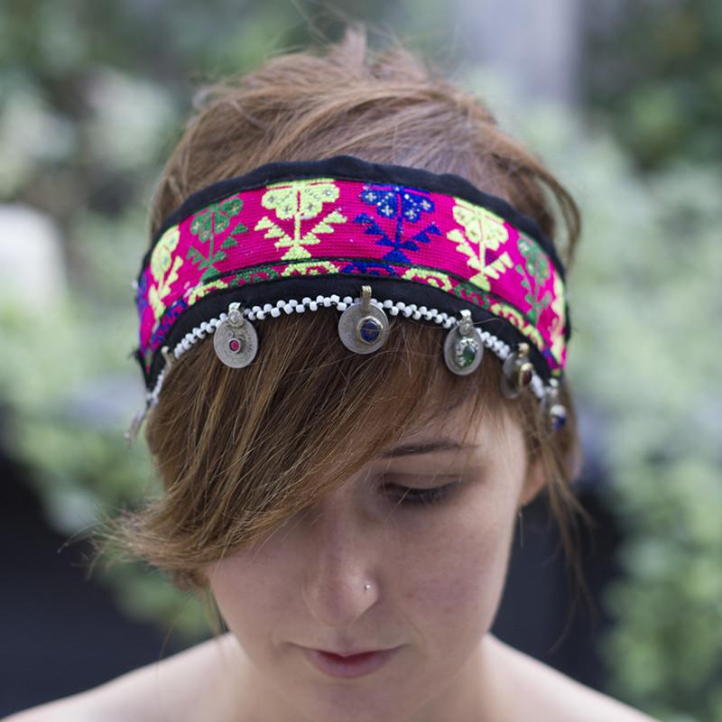 Gypsy headpiece with jewelled coins - Headpiece - Bohemian Jewellery and Homewares - Lost Lover