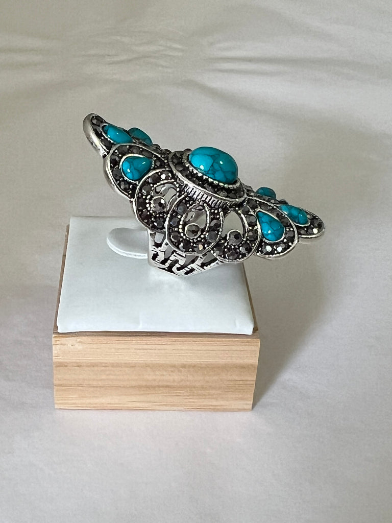Tahni Turquoise Ring -  - Boho Jewelry by Lost Lover