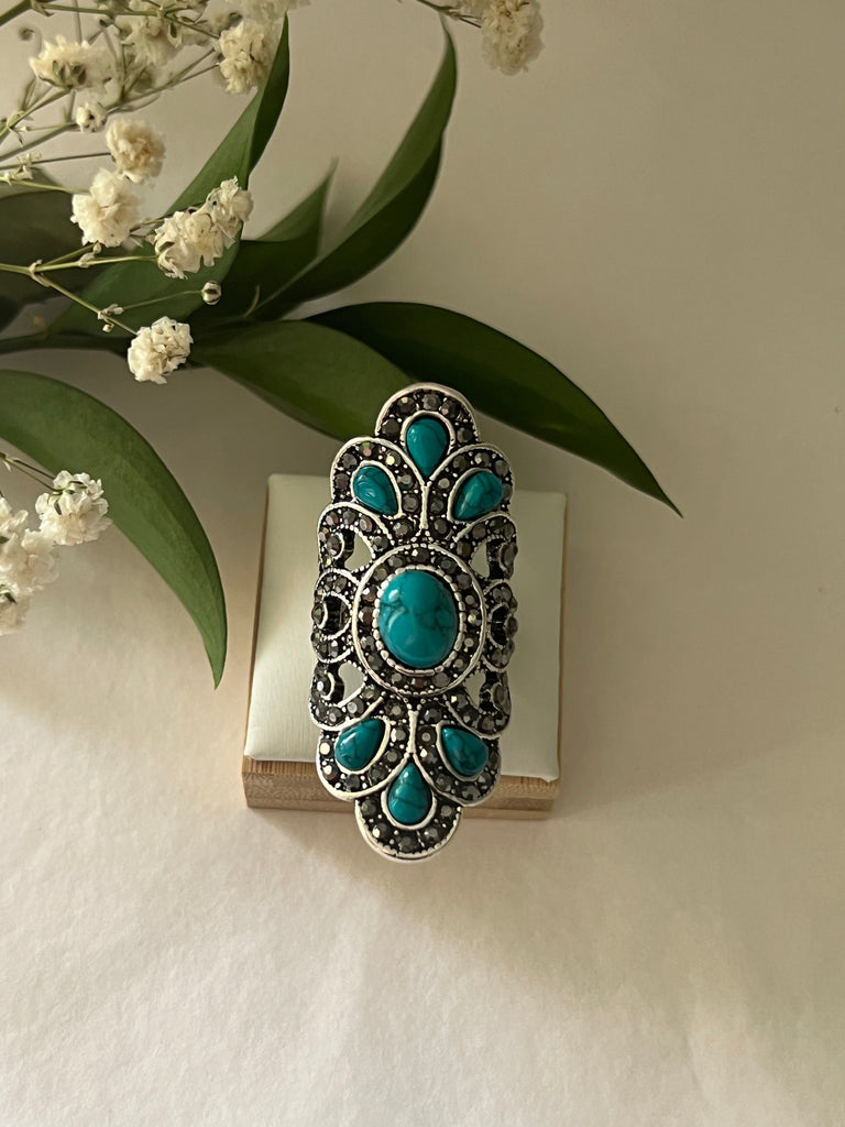 Tahni Turquoise Ring -  - Boho Jewelry by Lost Lover